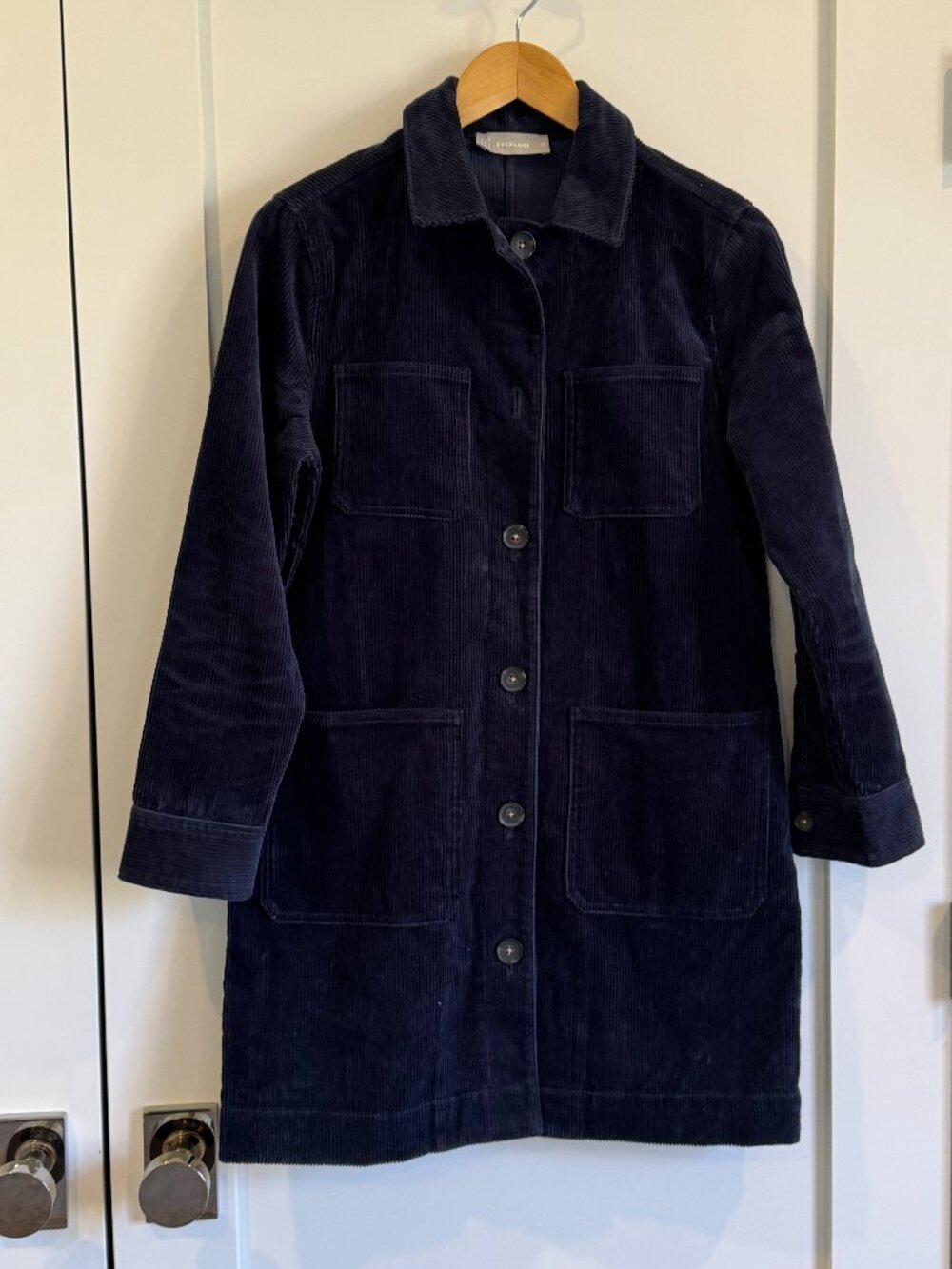 Everlane Navy Blue Corduroy Jacket Size XS